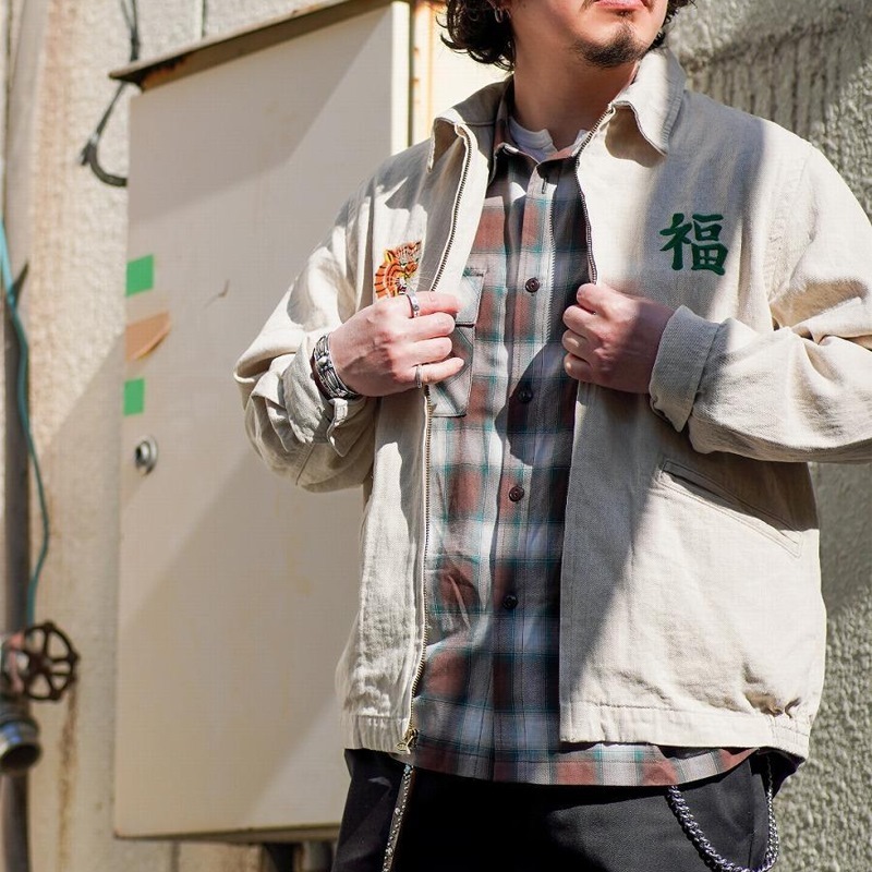 COTTON LINEN VIETNAM JACKET(PARACHUTE) [HOUSTON/ヒューストン