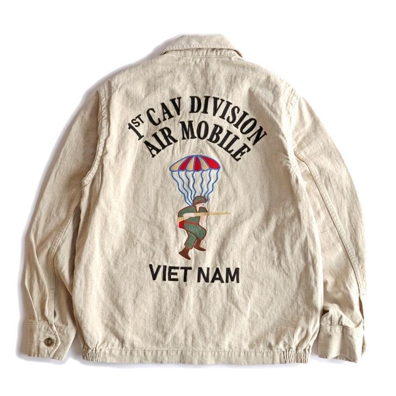 COTTON LINEN VIETNAM JACKET(PARACHUTE) [HOUSTON/ヒューストン