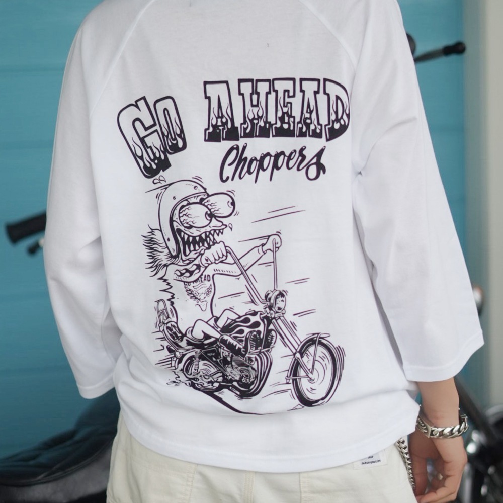 CHOPPERS RAGLAN 3/4 SLEEVES TEE