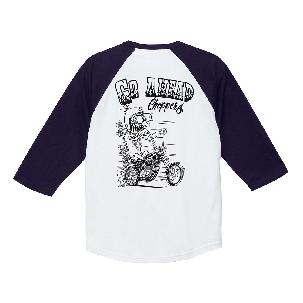CHOPPERS RAGLAN 3/4 SLEEVES TEE