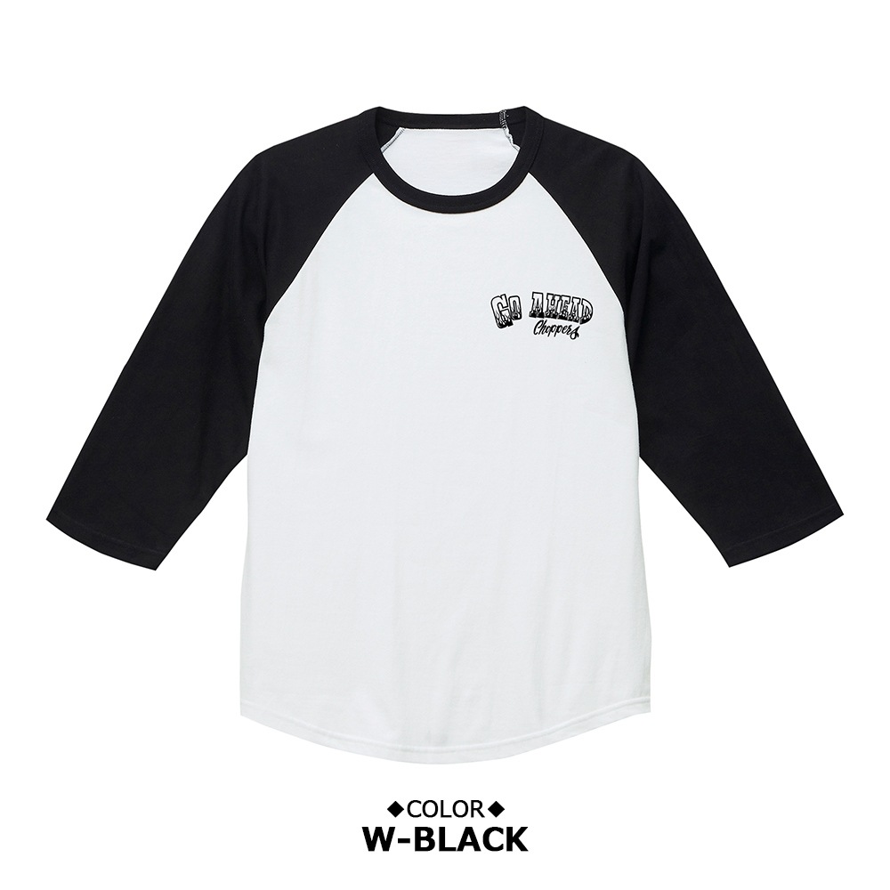 CHOPPERS RAGLAN 3/4 SLEEVES TEE