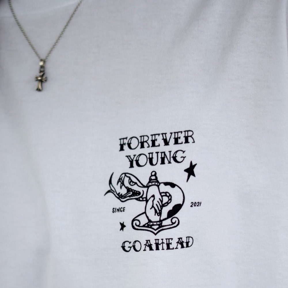 FOREVER YOUNG RUGGED L/S TEE