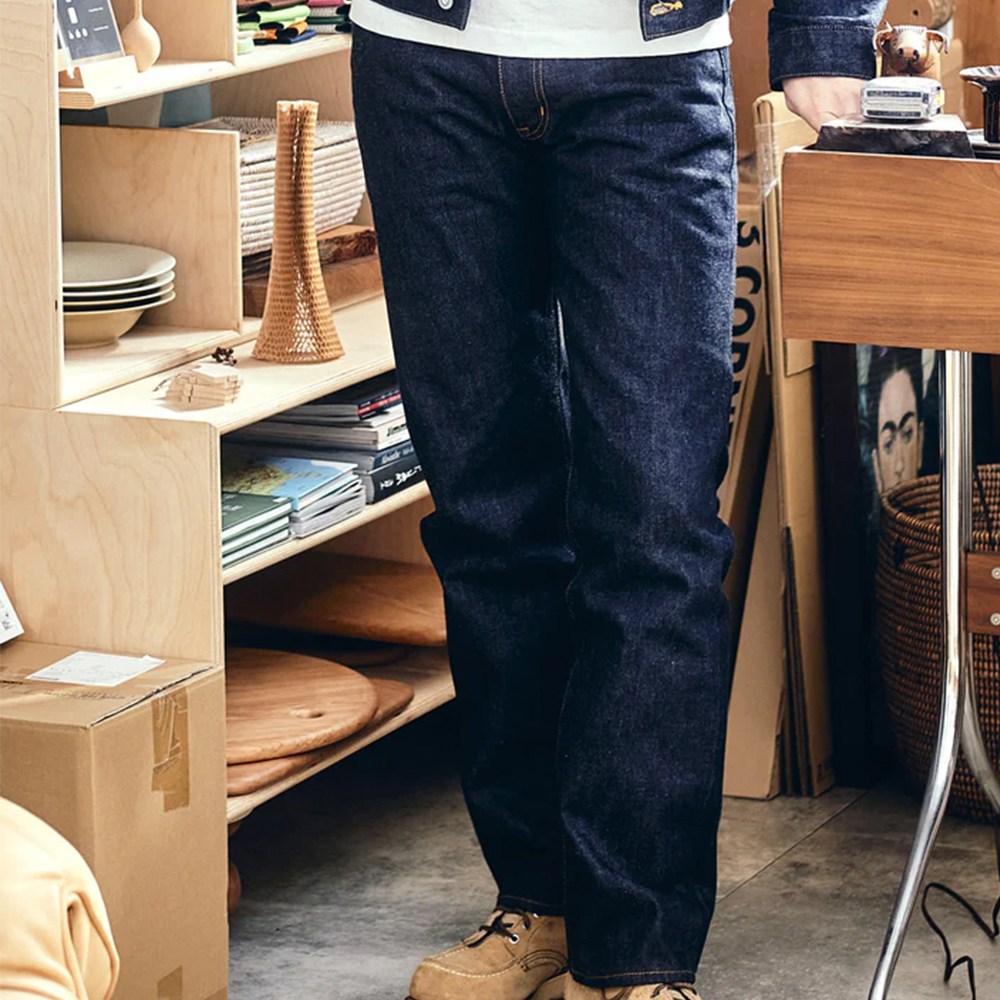 JUMBO 14.5oz SELVEDGE REGULAR STRAIGHT JEANS