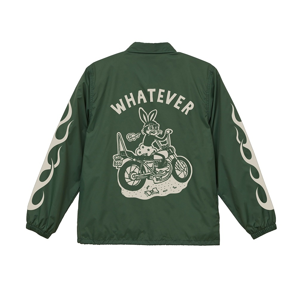 WHATEVER NYLON COACH JACKET