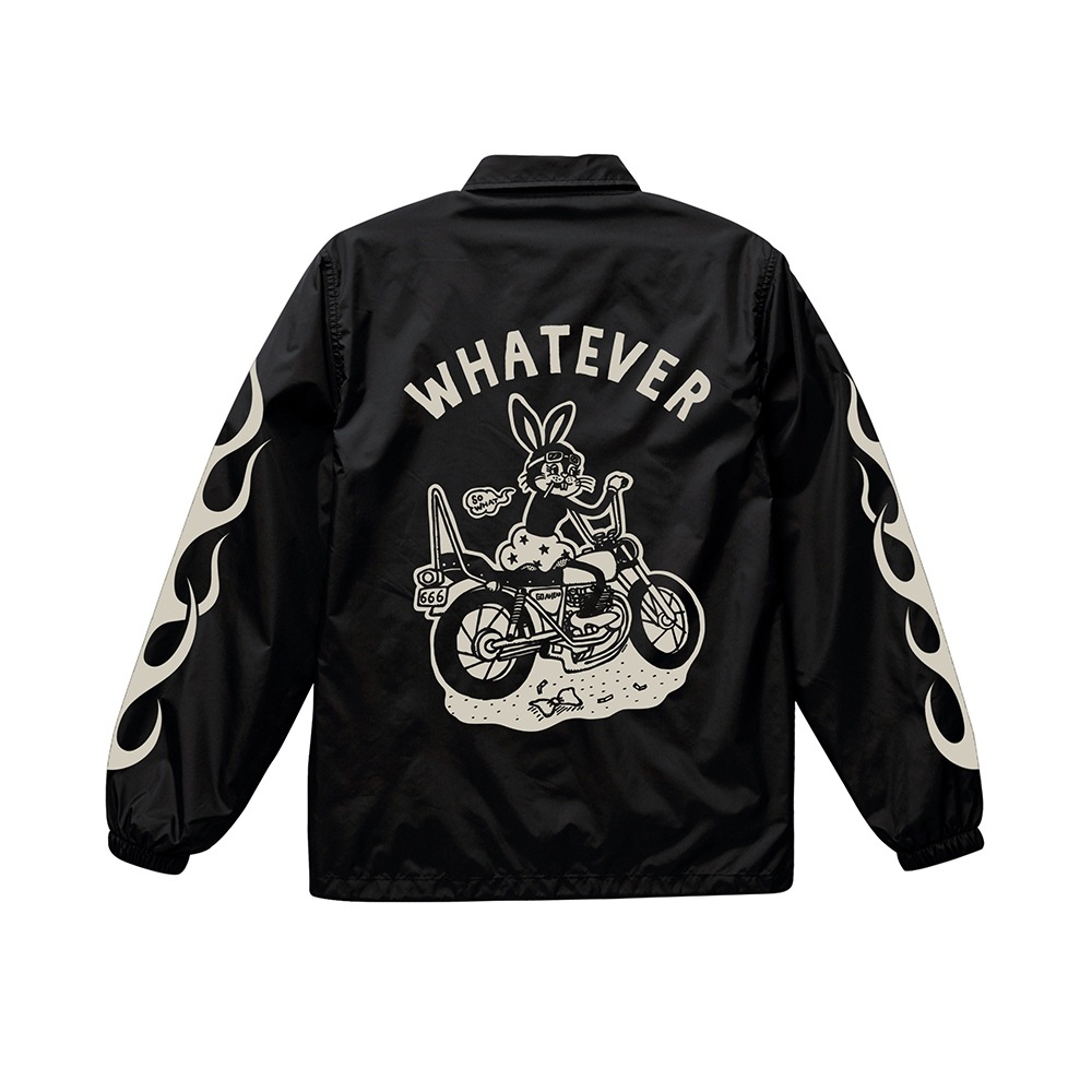 WHATEVER NYLON COACH JACKET
