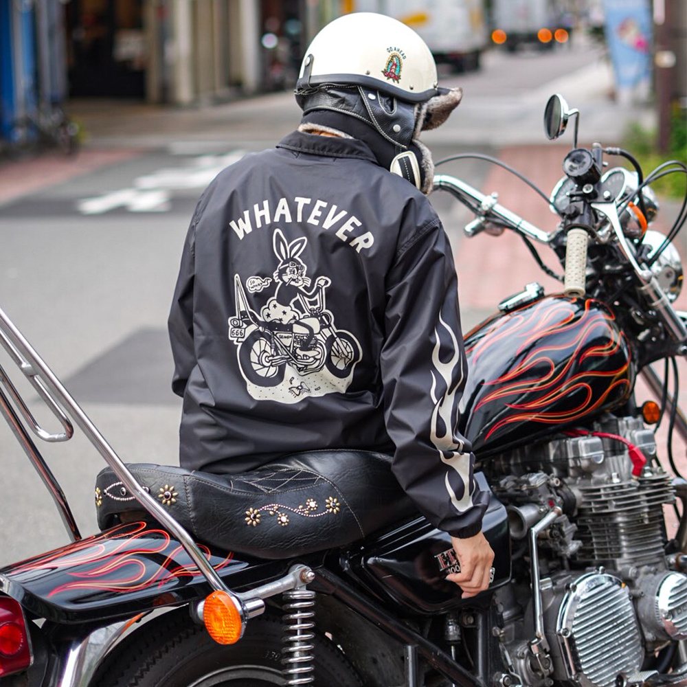 WHATEVER NYLON COACH JACKET