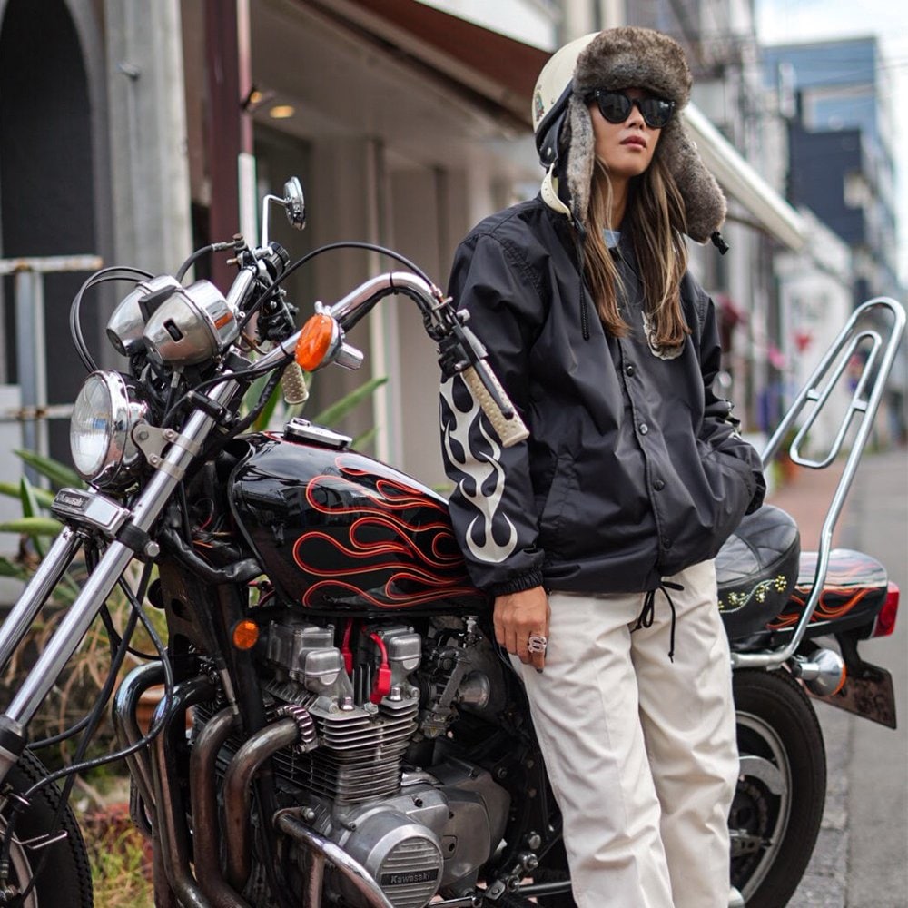 WHATEVER NYLON COACH JACKET