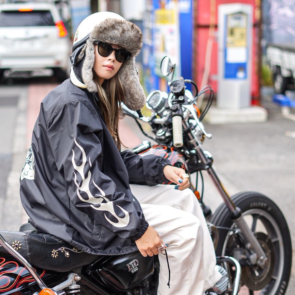 WHATEVER NYLON COACH JACKET