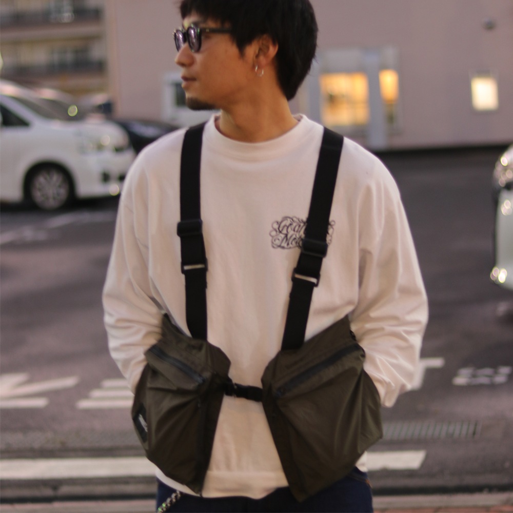 バイクウェア・装備 GOAHEAD ICON SCRIPT CN UTILITY VEST SCRIPT LOGO C/N UTILITY VEST [GOAHEAD/ゴーアヘッド] | BRAND