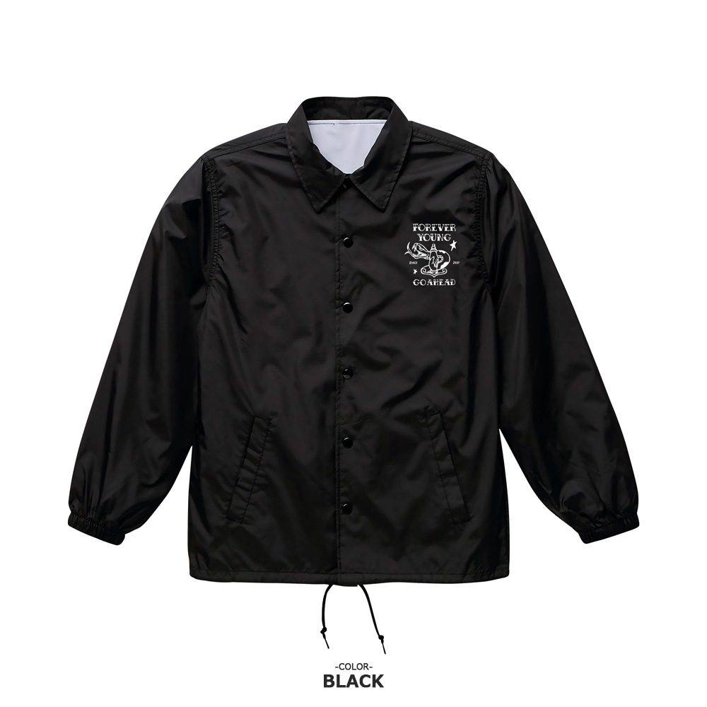 FOREVER YOUNG NYLON COACH JACKET