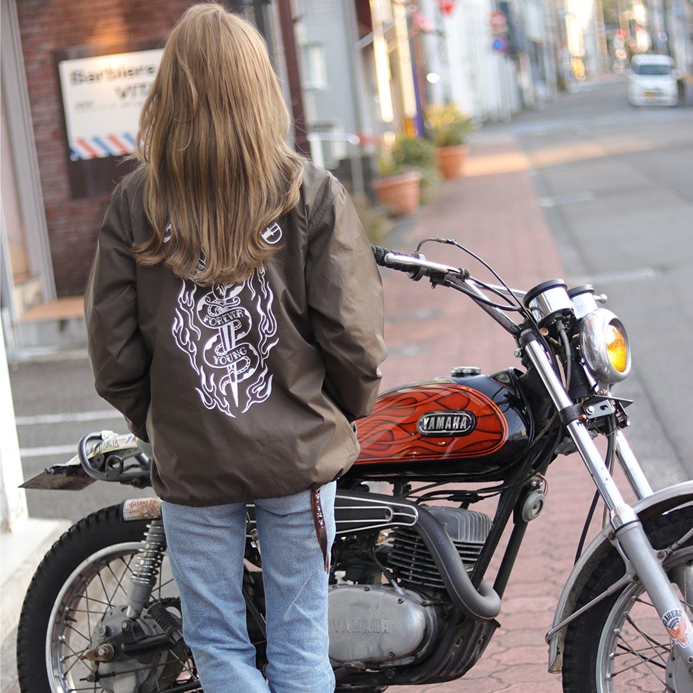 FOREVER YOUNG NYLON COACH JACKET