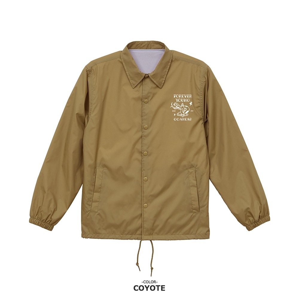 FOREVER YOUNG NYLON COACH JACKET