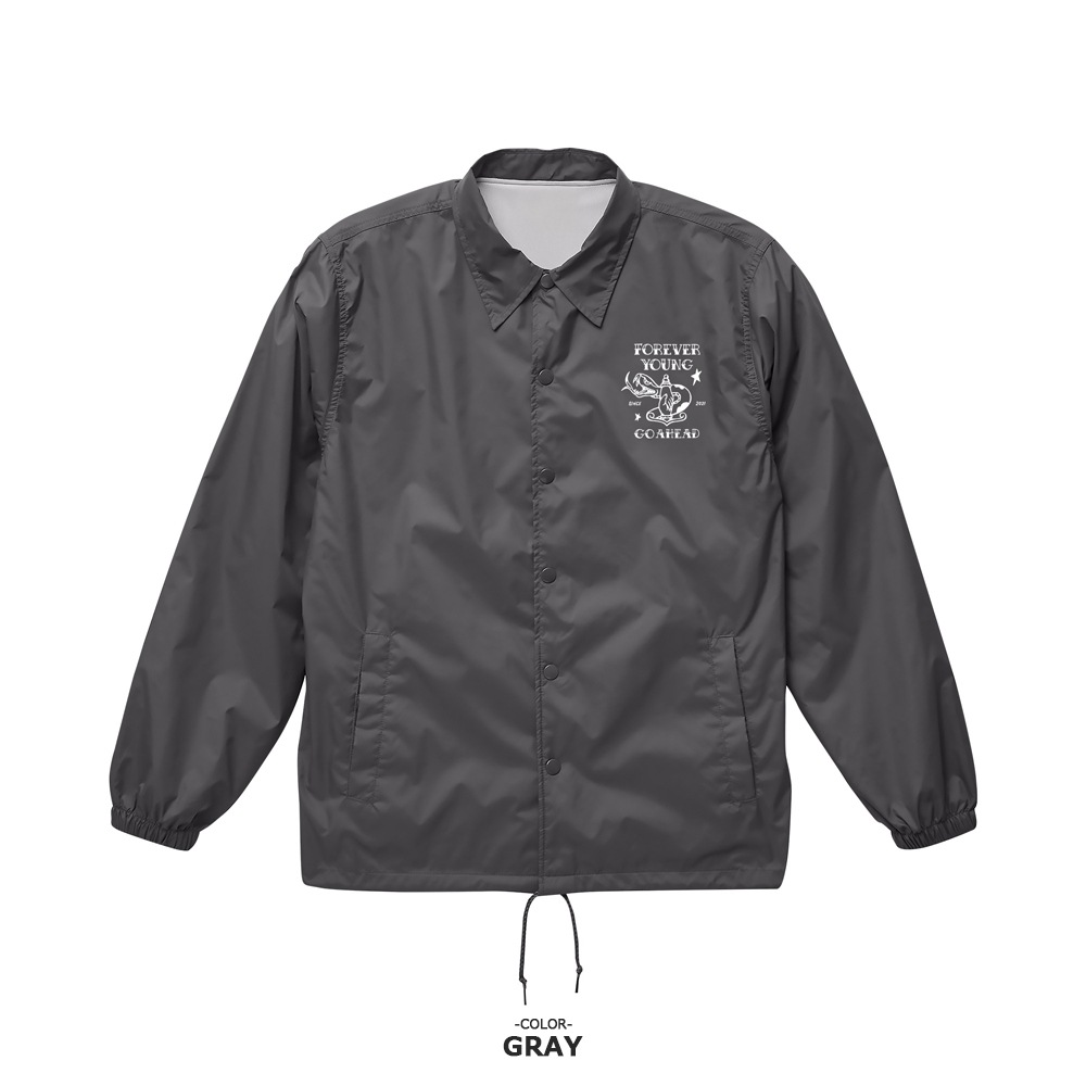 FOREVER YOUNG NYLON COACH JACKET