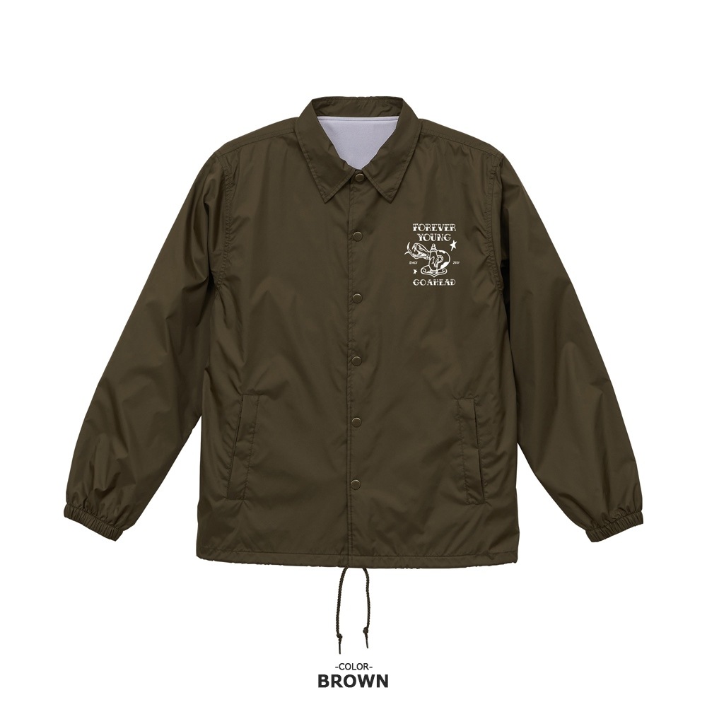 FOREVER YOUNG NYLON COACH JACKET