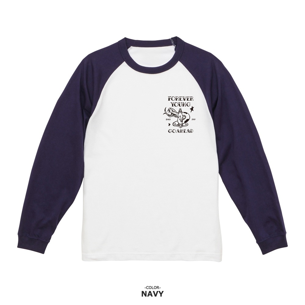 FOREVER YOUNG RAGLAN L/S TEE