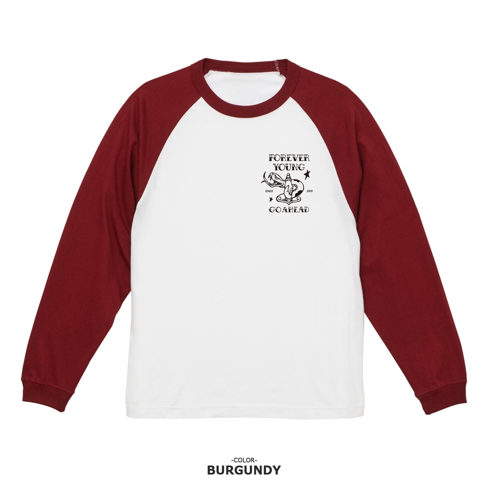 FOREVER YOUNG RAGLAN L/S TEE