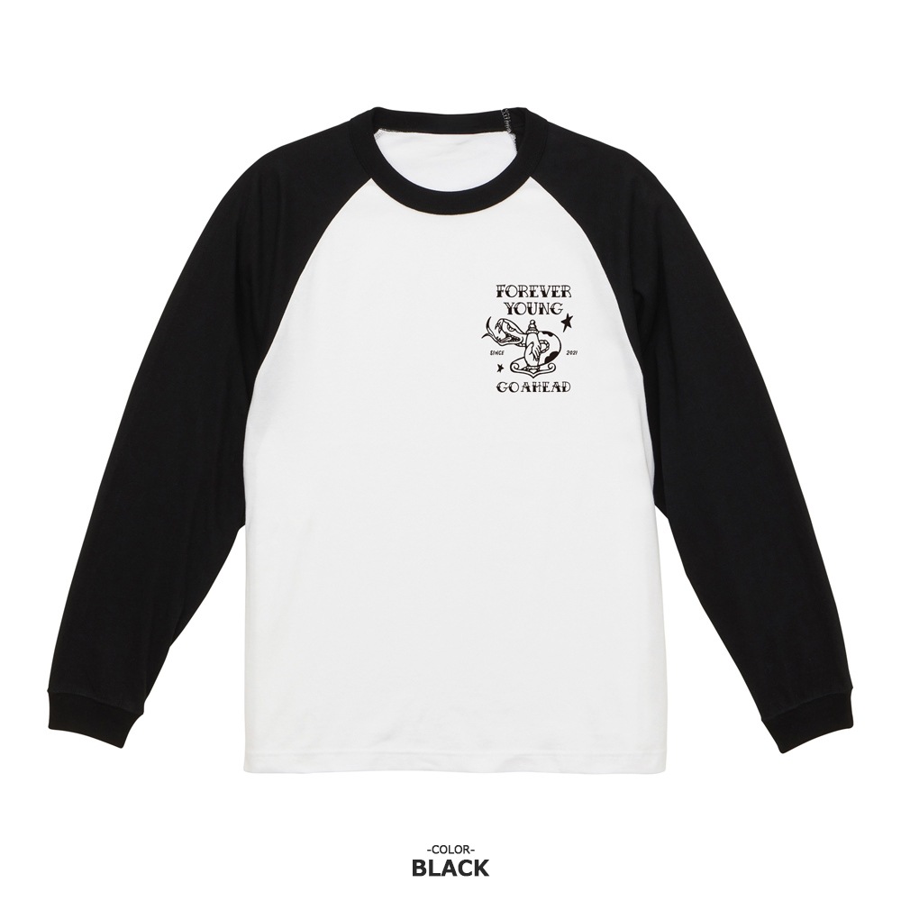 FOREVER YOUNG RAGLAN L/S TEE