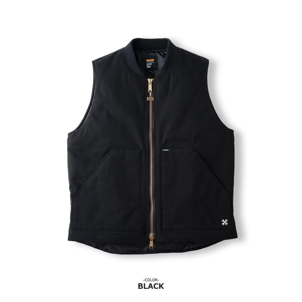 RIB COLLAR DUCK VEST