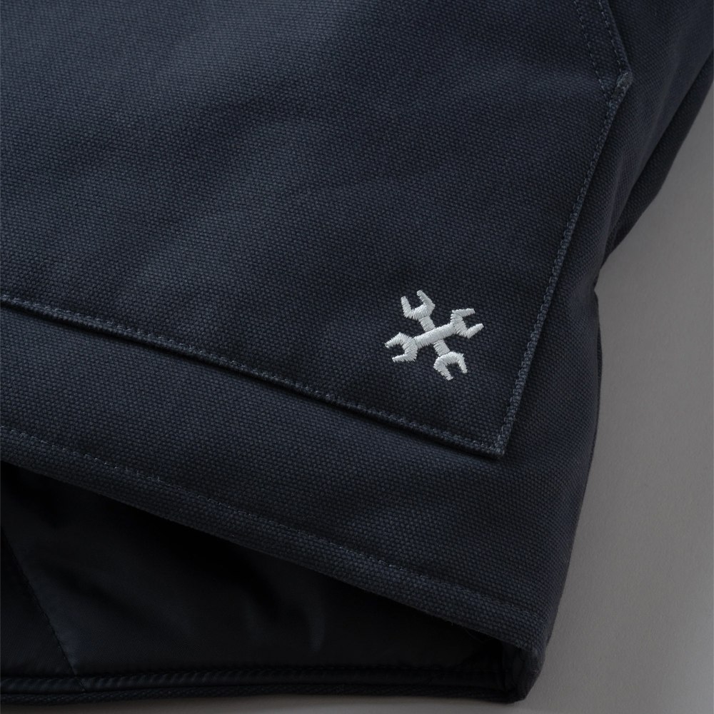 RIB COLLAR DUCK VEST