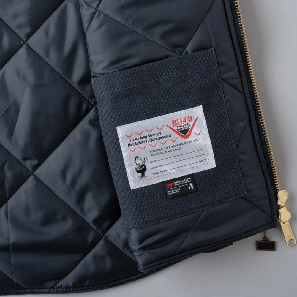 RIB COLLAR DUCK VEST