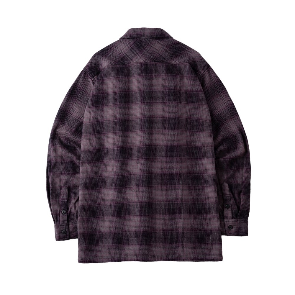 OMBRE CHECK FLANNEL SHIRT