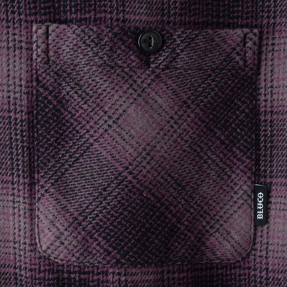 OMBRE CHECK FLANNEL SHIRT