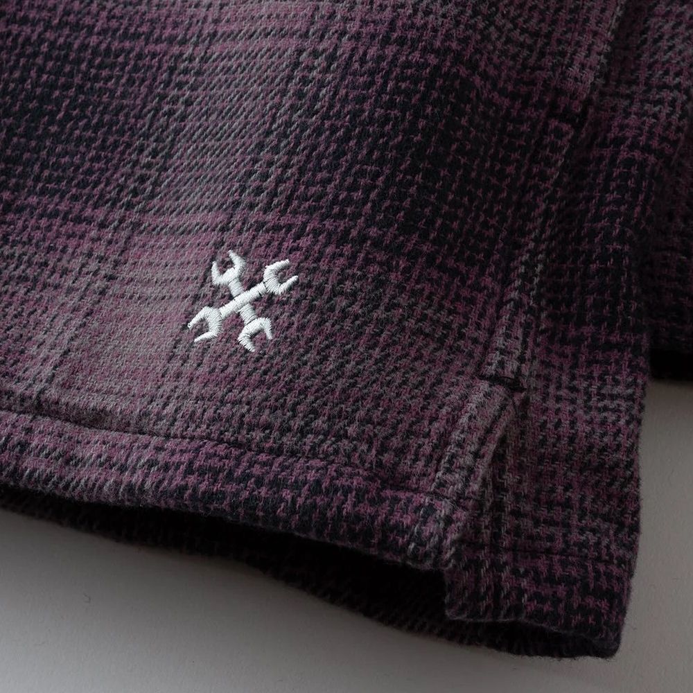 OMBRE CHECK FLANNEL SHIRT