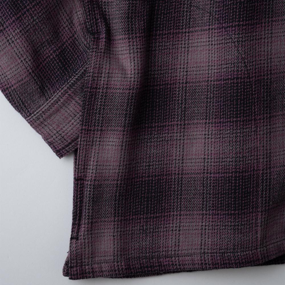 OMBRE CHECK FLANNEL SHIRT