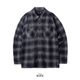 OMBRE CHECK FLANNEL SHIRT