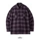 OMBRE CHECK FLANNEL SHIRT