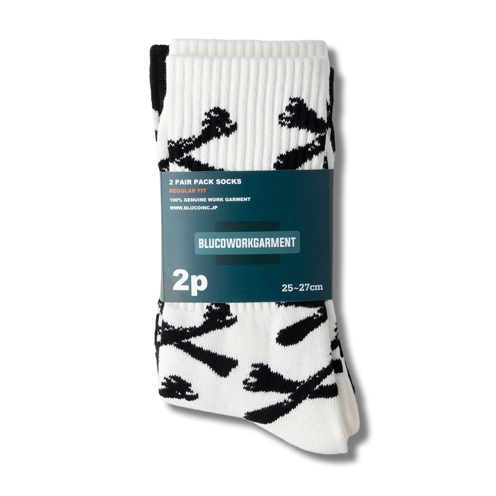 2-PACK SOX -Bone-