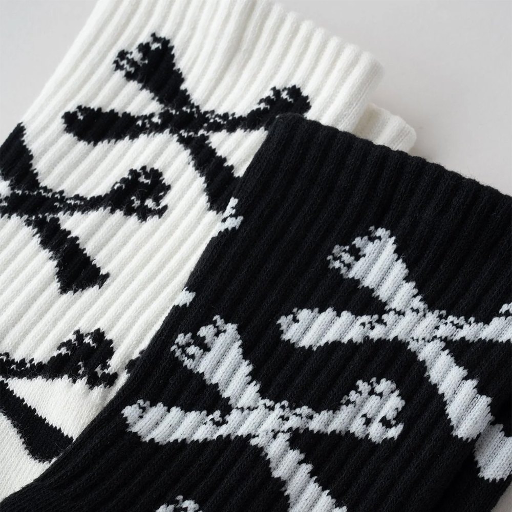 2-PACK SOX -Bone-