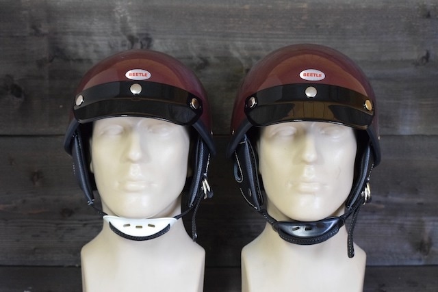 OCEAN BEETLE マルーン　サイズはXL. HALF HELMET 在庫あり】【即納】OCEAN BEETLE BEETLE L.A.C（オーシャン
