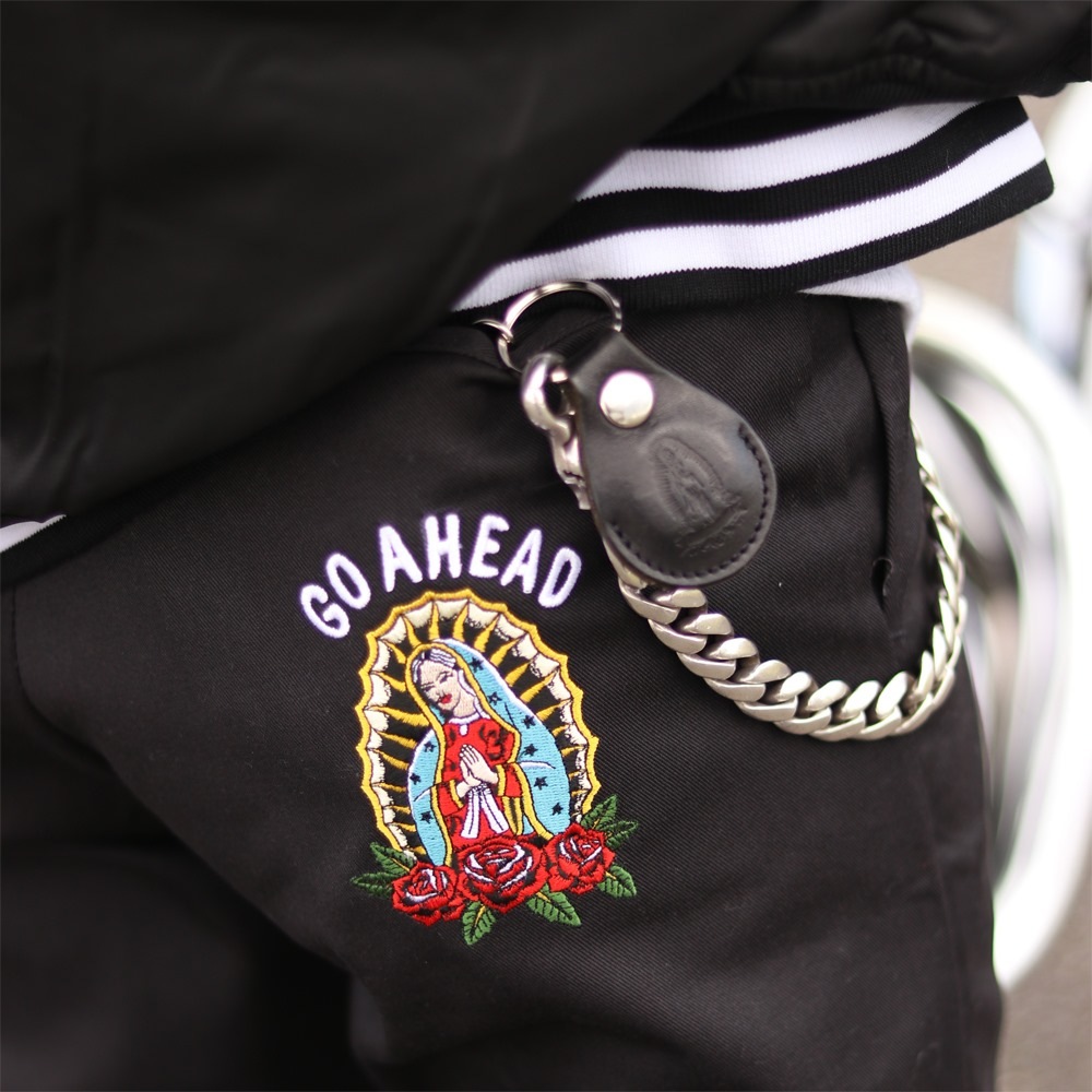 OLD SKOOL MARIA EMBROIDERY WORK PANTS [GOAHEAD/ゴーアヘッド]