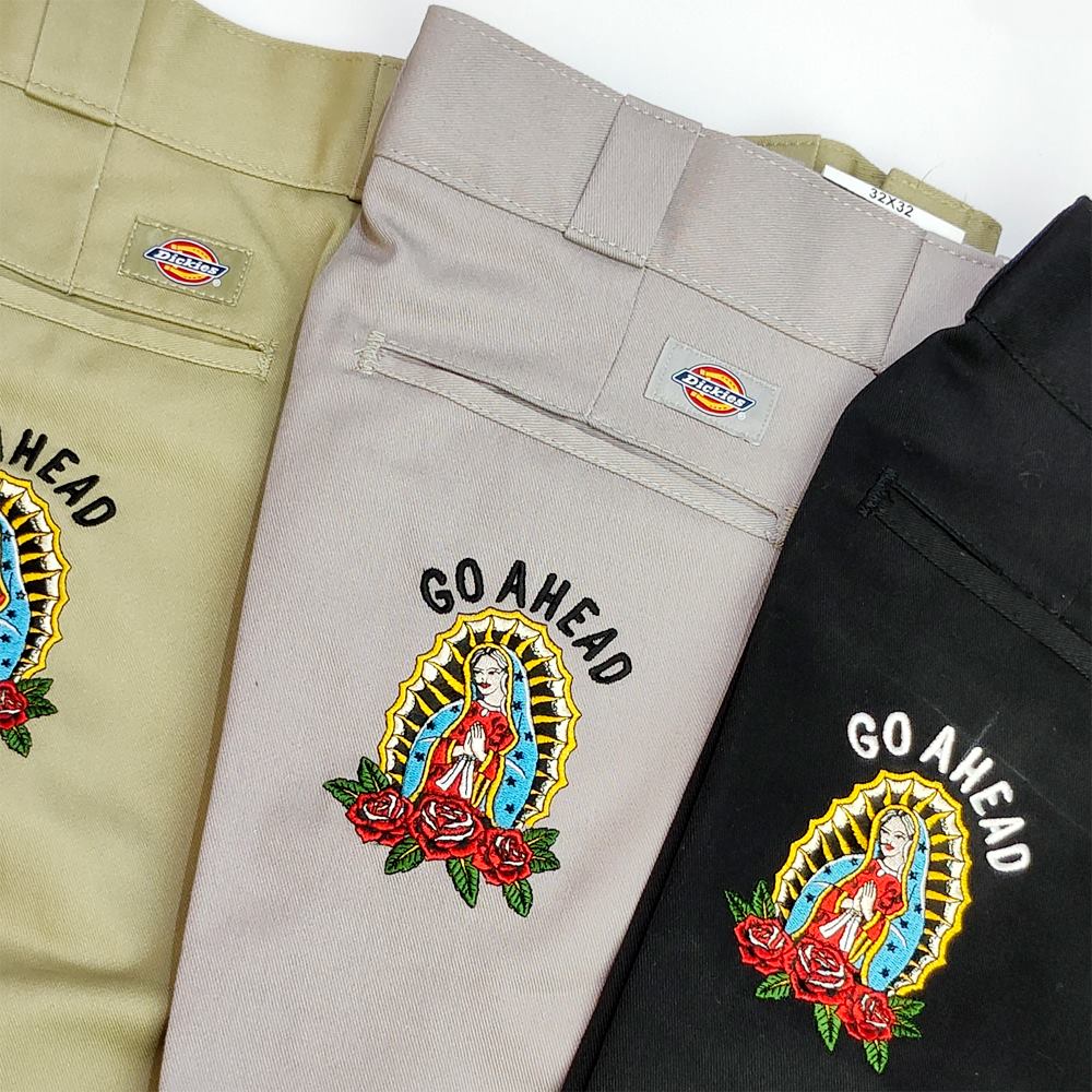 OLD SKOOL MARIA EMBROIDERY WORK PANTS [GOAHEAD/ゴーアヘッド]