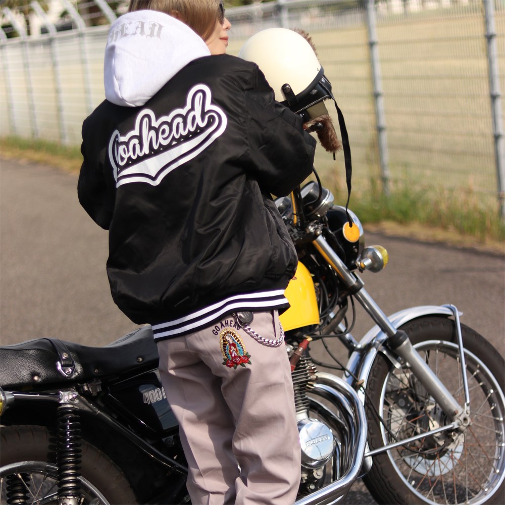 OLD SKOOL MARIA EMBROIDERY WORK PANTS [GOAHEAD/ゴーアヘッド]