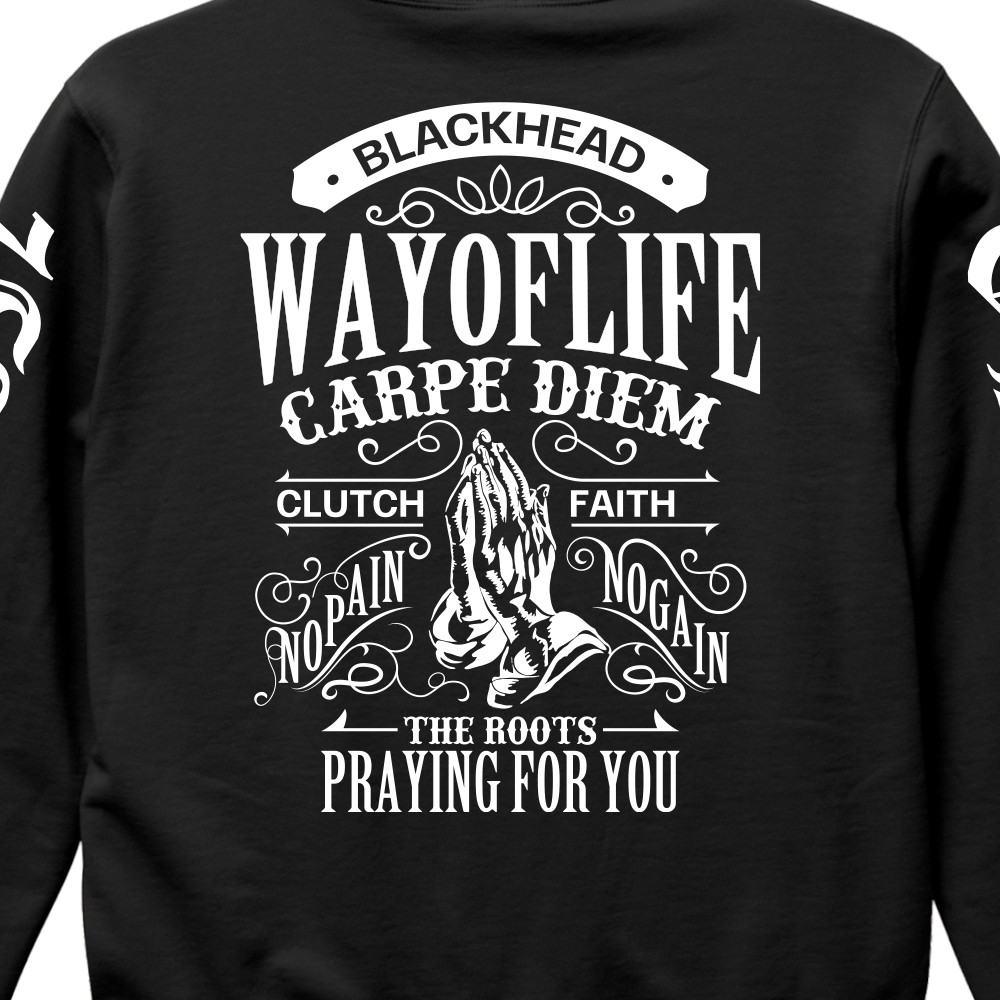 WAYOFLIFE ZIPUP HOODIE