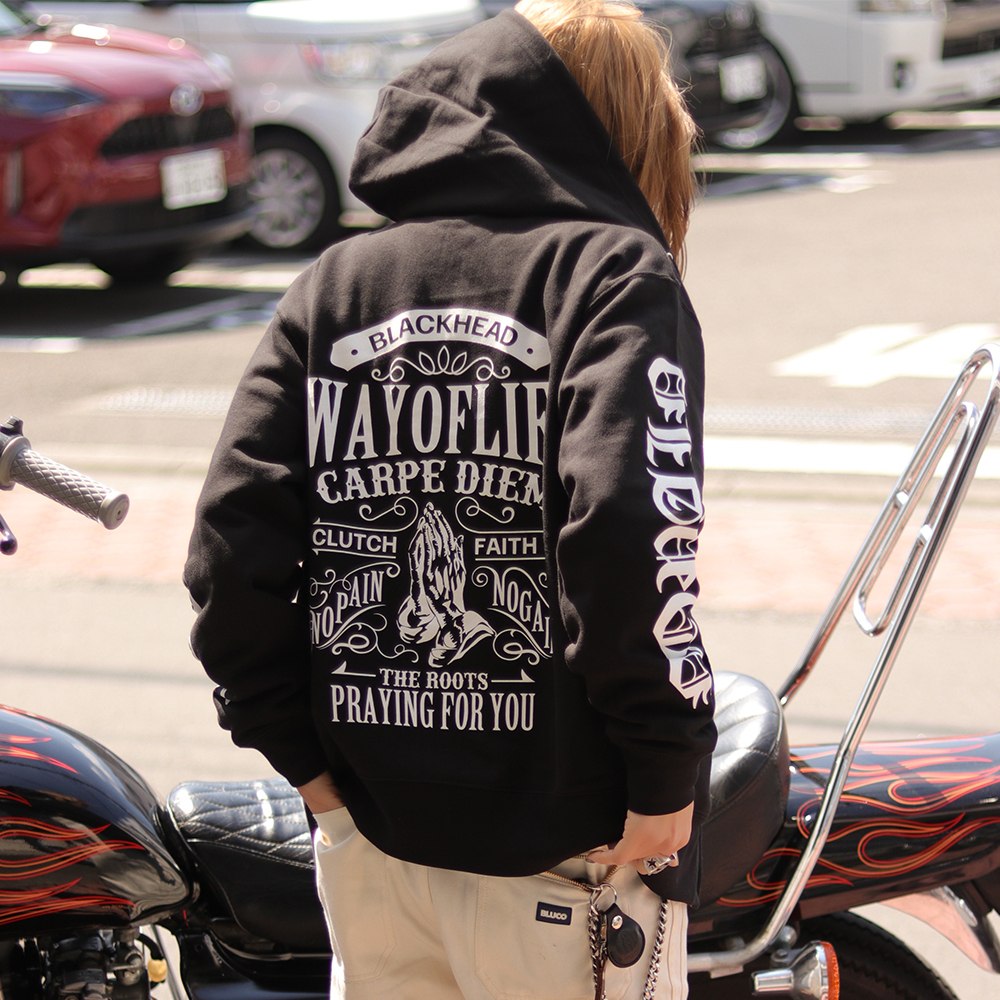WAYOFLIFE ZIPUP HOODIE