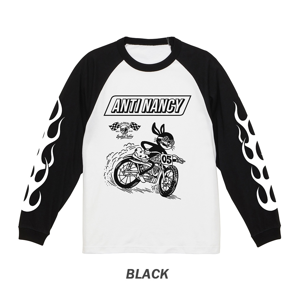 AYARABBIT ANTI NANCY RAGLAN L/S TEE [GOAHEAD/ゴーアヘッド]