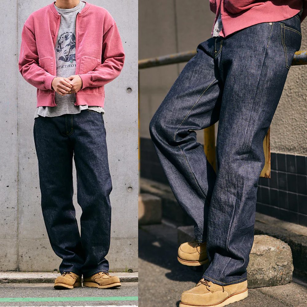 JUMBO 14.5oz SELVEDGE VINTAGE STRAIGHT JEANS