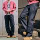 JUMBO 14.5oz SELVEDGE VINTAGE STRAIGHT JEANS