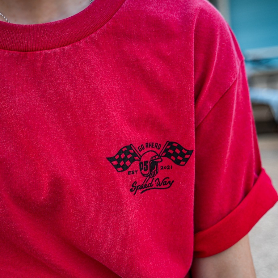 5TH ANNIVERSARY SPEED WAY FADE WASH S/S TEE