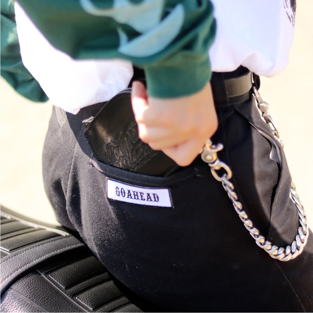 SCRIPT LOGO ZIP MINIMUM WALLET [GOAHEAD/ゴーアヘッド