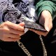 SCRIPT LOGO ZIP MINIMUM WALLET [GOAHEAD/ゴーアヘッド]