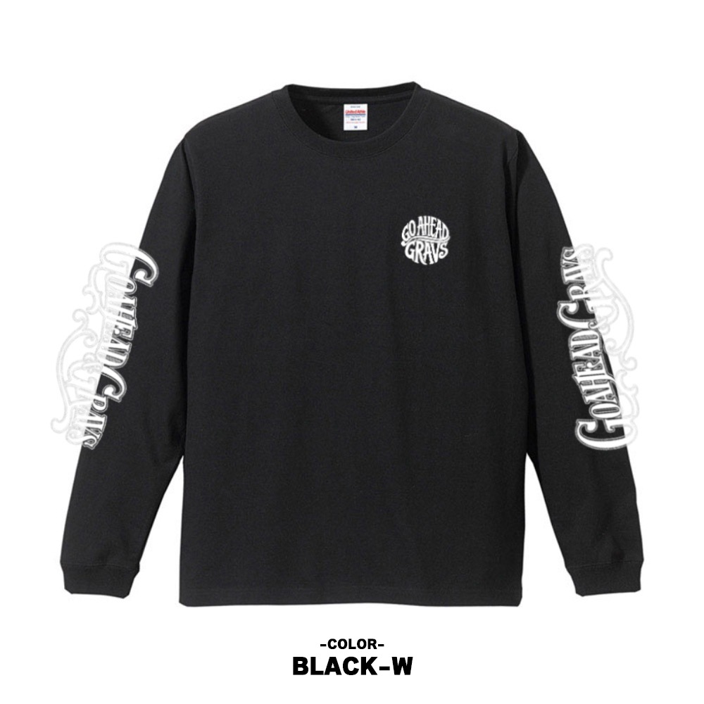 A-Y-READY? GOAHEAD×GRAVS  COLLABORATION L/S TEE