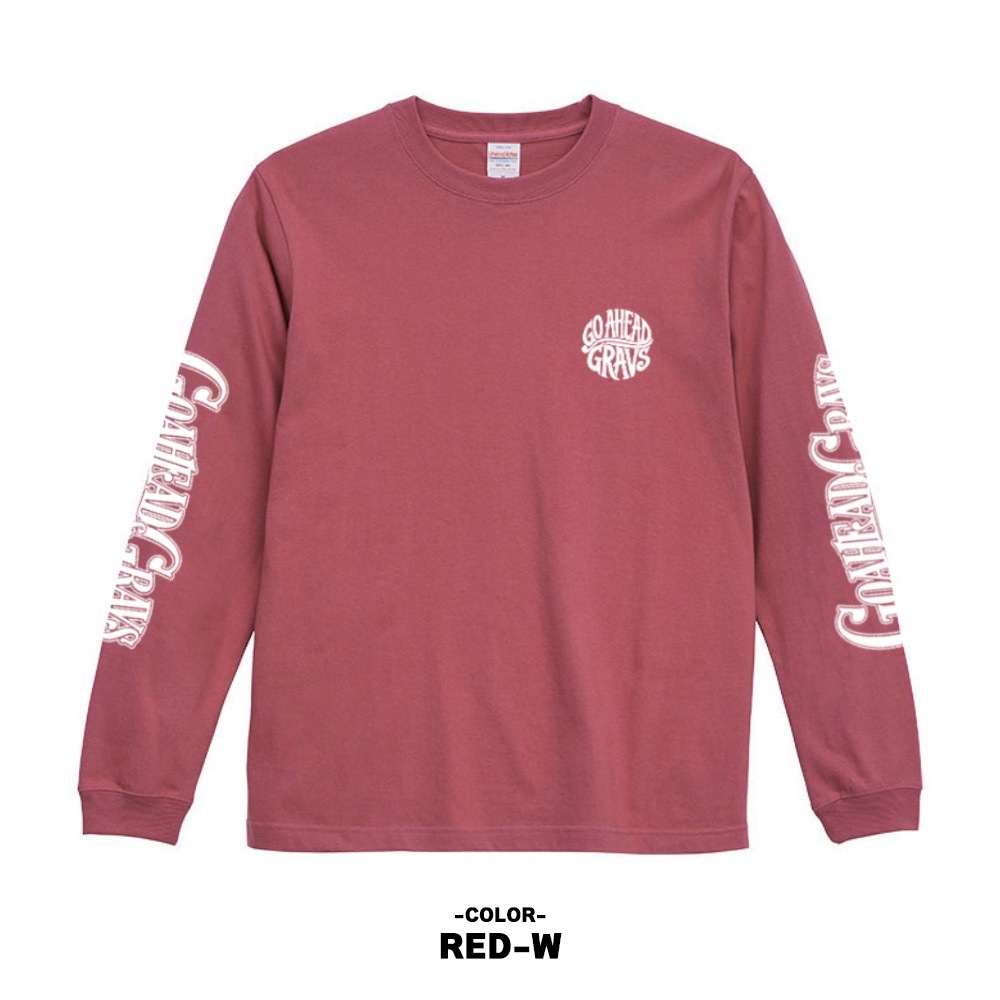 A-Y-READY? GOAHEAD×GRAVS  COLLABORATION L/S TEE