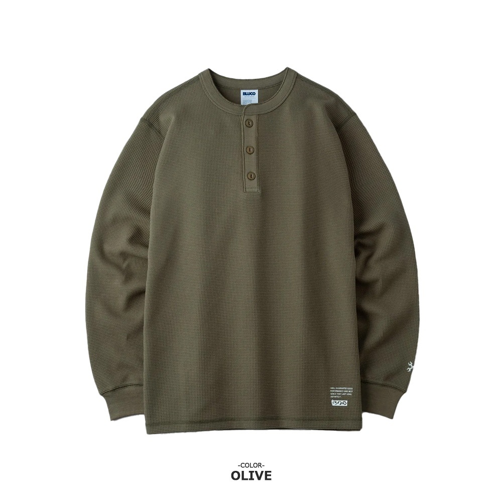 HENRY NECK THERMAL SHIRT