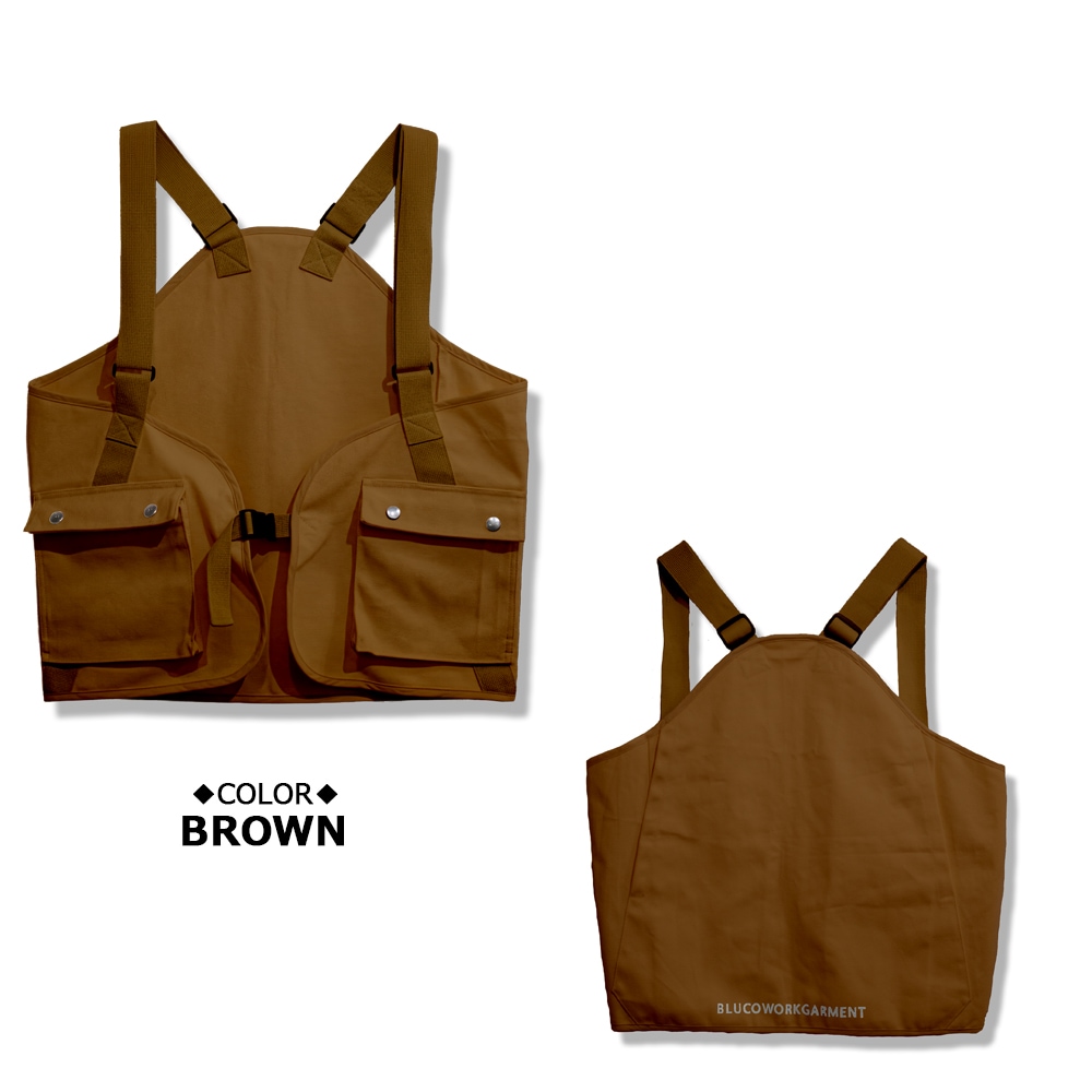 BLUCO×GOAHEAD COTTON DUCK UTILITY VEST(プリント無し) | BRAND