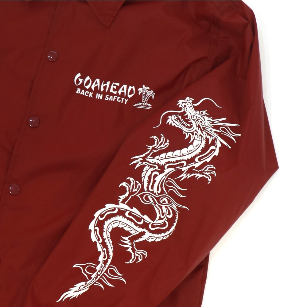 RISING DRAGON NYLON COACH JACKET [GOAHEAD/ゴーアヘッド]