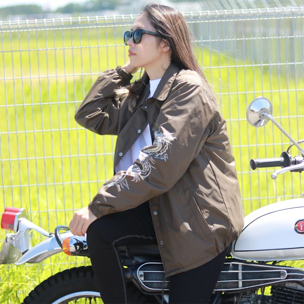 RISING DRAGON NYLON COACH JACKET [GOAHEAD/ゴーアヘッド]